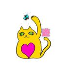 猫々さんさん（個別スタンプ：36）