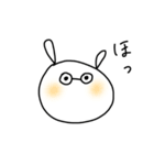 トイレに行きたいめがねうさぎ（個別スタンプ：15）