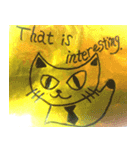 跳び跳ねる猫2（個別スタンプ：4）