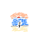 WO人・魚人・うおじん（個別スタンプ：35）
