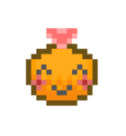 ピクセルみかん（個別スタンプ：6）