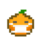 ピクセルみかん（個別スタンプ：21）