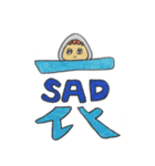 おもしろ文字スタンプ（個別スタンプ：5）
