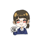 ほんわか日常3人組スタンプ（個別スタンプ：15）