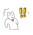 犬かうさぎのスタンプ（個別スタンプ：6）