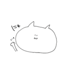 しろねこリリィ（個別スタンプ：1）