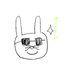実用的！最高に使えるウサギのスタンプ（個別スタンプ：6）