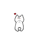 ねことして漂う何かの生き物のスタンプ（個別スタンプ：9）