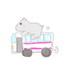 やさしいカバさんの手描きスタンプ2（個別スタンプ：21）