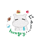 やさしいカバさんの手描きスタンプ2（個別スタンプ：24）