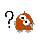 フクロウのメッセージ（個別スタンプ：4）