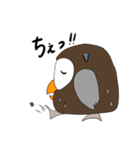 フクロウのメッセージ（個別スタンプ：6）