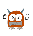 フクロウのメッセージ（個別スタンプ：19）