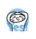flat cat's daily life 英語版（個別スタンプ：2）