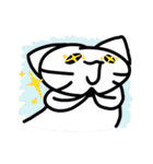 flat cat's daily life 英語版（個別スタンプ：10）