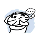 flat cat's daily life 英語版（個別スタンプ：12）