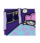 flat cat's daily life 英語版（個別スタンプ：26）