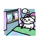 flat cat's daily life 英語版（個別スタンプ：28）
