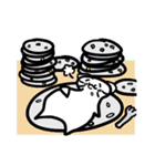 flat cat's daily life 英語版（個別スタンプ：32）