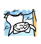 flat cat's daily life 英語版（個別スタンプ：38）