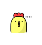 にわとりになりかけのひよこ（個別スタンプ：1）