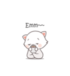 かわいいスタンプ 予防キャット (JP/EN/ID)（個別スタンプ：13）