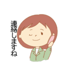 気持ちが伝わる大人かわいいスタンプ（個別スタンプ：27）