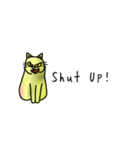 ソーダ色の猫（個別スタンプ：10）