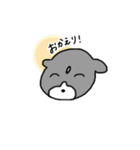 いぬさん スタンプ / 挨拶（個別スタンプ：30）
