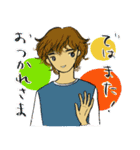 大人男子kokoron あいさつ編（個別スタンプ：18）