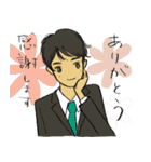大人男子kokoron あいさつ編（個別スタンプ：29）