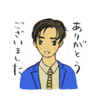 大人男子kokoron あいさつ編（個別スタンプ：32）