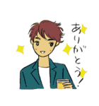 大人男子kokoron あいさつ編（個別スタンプ：33）