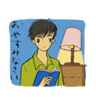大人男子kokoron あいさつ編（個別スタンプ：37）