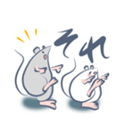 げんきなねずみのスタンプ（個別スタンプ：16）