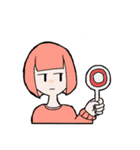 ツートンガール（個別スタンプ：3）