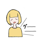 ツートンガール（個別スタンプ：5）