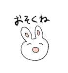 素直なうさぎちゃん（個別スタンプ：14）