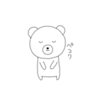 手がきクマさんの挨拶＆コロナスタンプ（個別スタンプ：34）