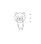 手がきクマさんの挨拶＆コロナスタンプ（個別スタンプ：36）