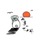 落書きだワン！！！（個別スタンプ：4）