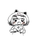 しろいあるぱかくんスタンプ（個別スタンプ：2）