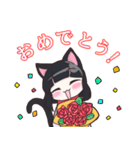 猫娘の可愛いスタンプ！（個別スタンプ：18）