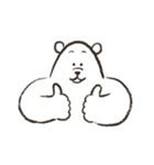 可愛すぎる！しろくまドンドンちゃん（個別スタンプ：3）