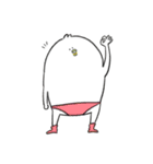 靴下を履いた鳥（個別スタンプ：1）