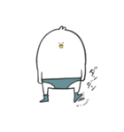 靴下を履いた鳥（個別スタンプ：13）
