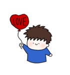 ほのぼの男の子（個別スタンプ：3）