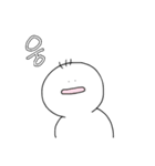3本髪のしろいやつ（個別スタンプ：15）