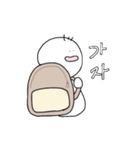 3本髪のしろいやつ（個別スタンプ：23）