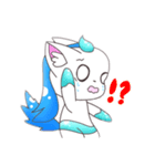 みずねこちゃんスタンプ（個別スタンプ：4）
